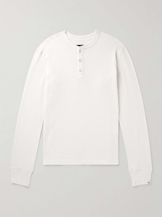 White henley shirt from Rag & Bone
