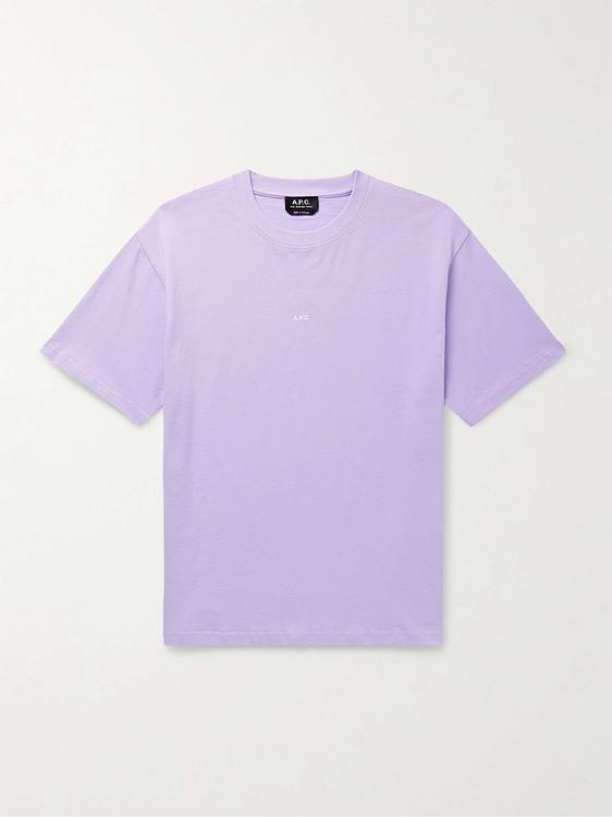 Light purple t-shirt from A.P.C