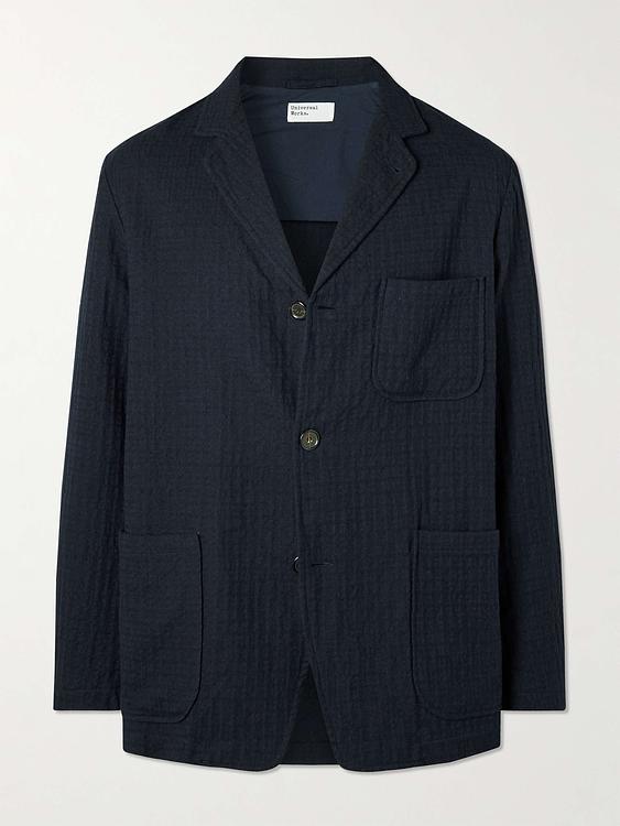 Black blazer from Universal Works