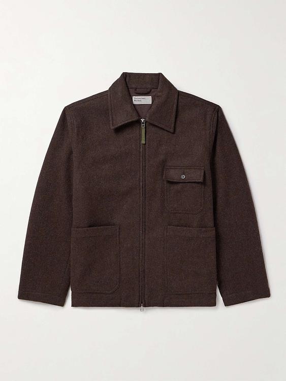 Dark brown casual jacket from Universal Works