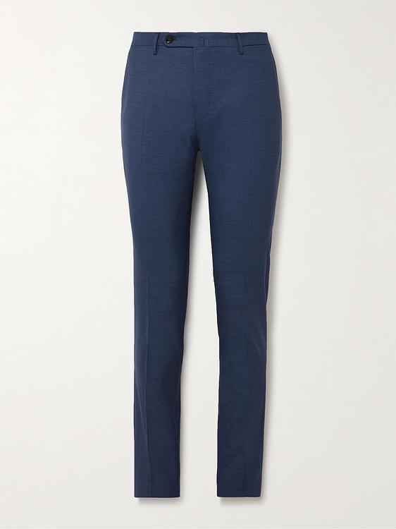 Dark blue chinos from Incotex