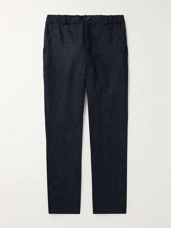 Black drawstring trousers from Oliver Spencer