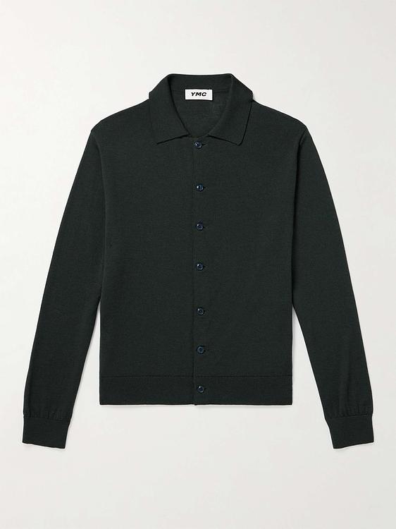 Black cardigan from Ymc