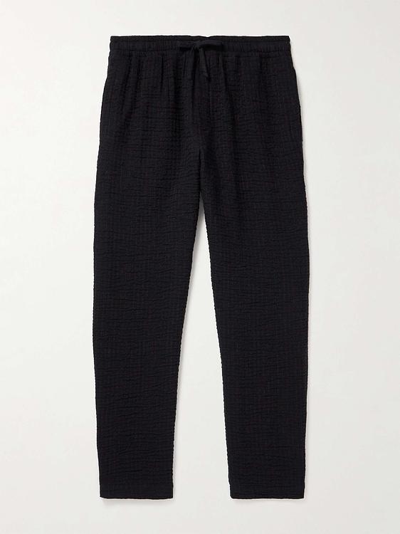 Black drawstring trousers from Ymc