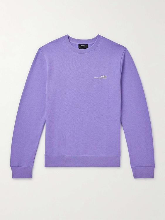 Light purple sweatshirt from A.P.C