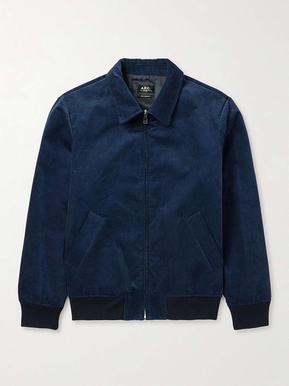 Dark blue casual jacket from A.P.C