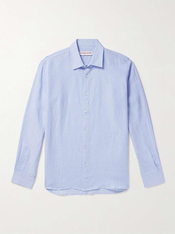 Light blue casual shirt from Orlebar Brown