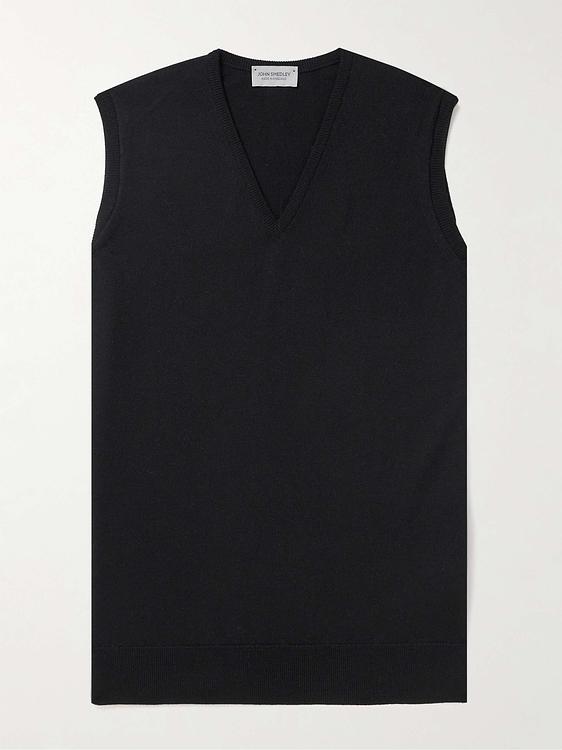 Black pullover from John Smedley