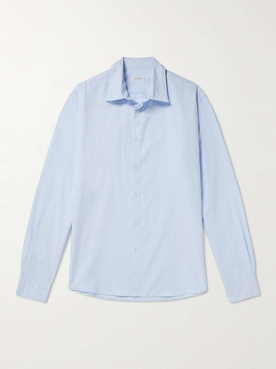 Light blue casual shirt from Sunspel