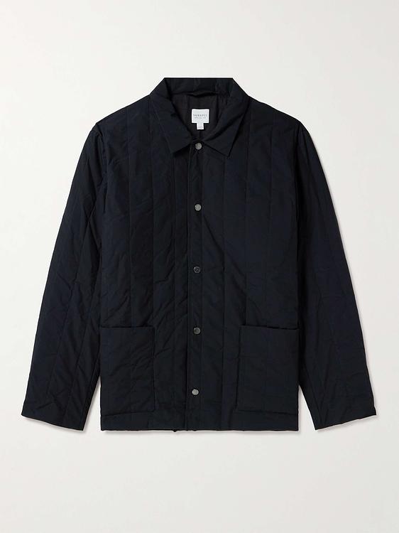 Black casual jacket from Sunspel