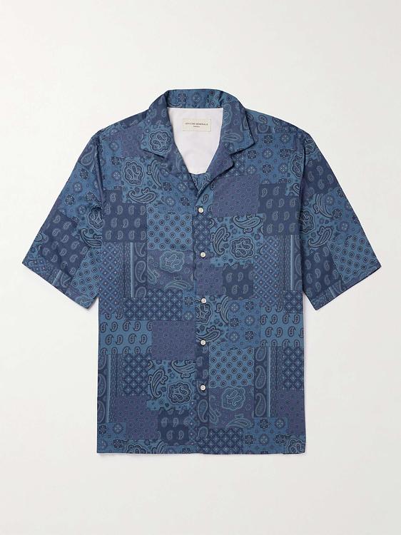 Blue short sleeve shirt from Officine Générale