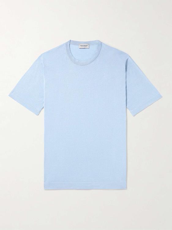 Light blue t-shirt from John Smedley