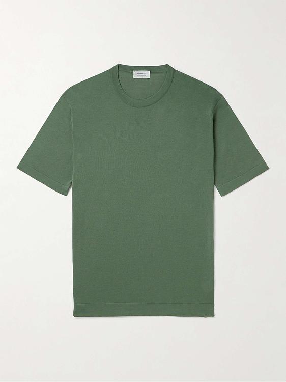 Teal t-shirt from John Smedley