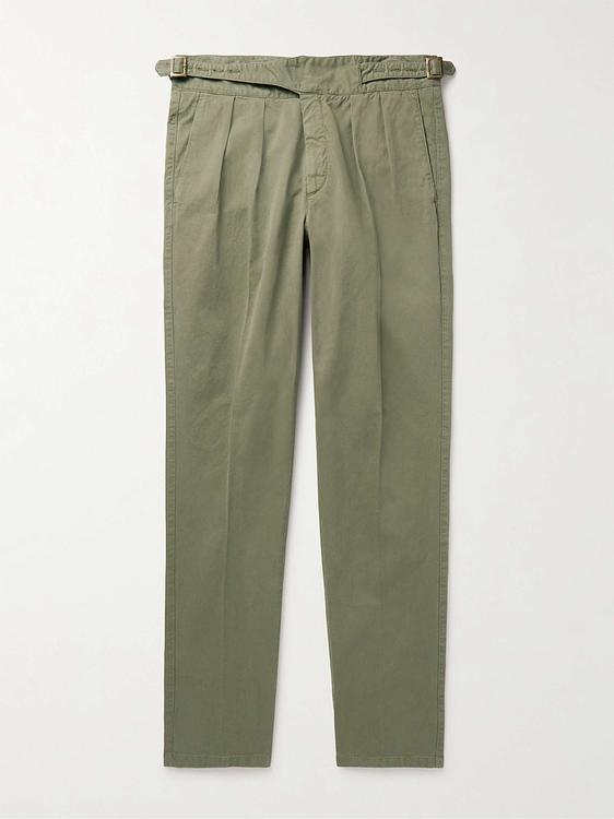 Taupe formal trousers from Rubinacci