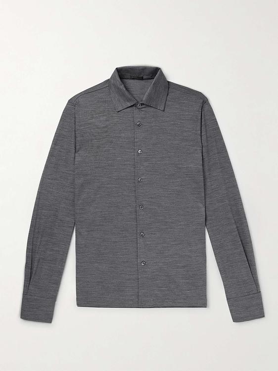 Grey casual shirt from Rubinacci