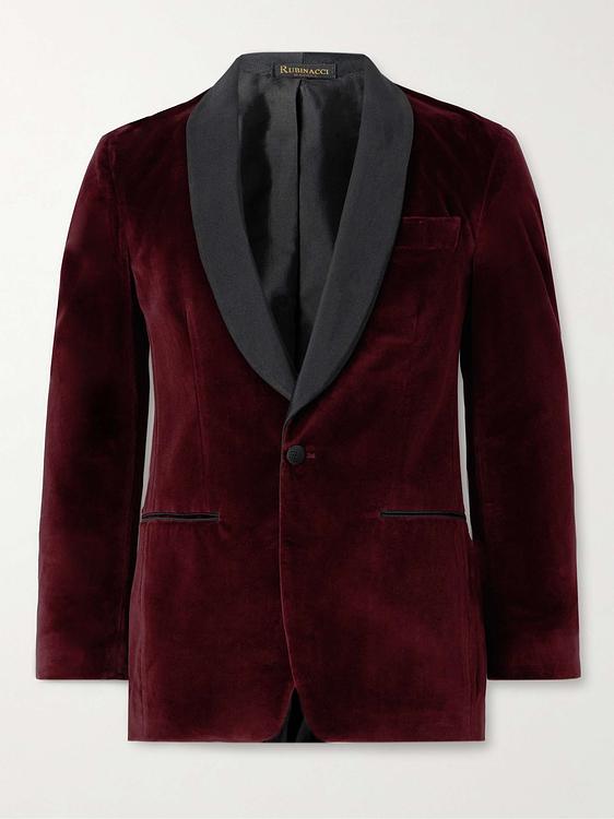 Dark brown tuxedo jacket from Rubinacci