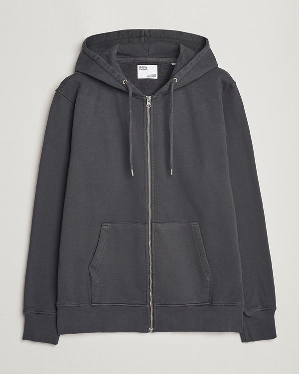 Dark grey hooded sweatshirt from Colorful Standard