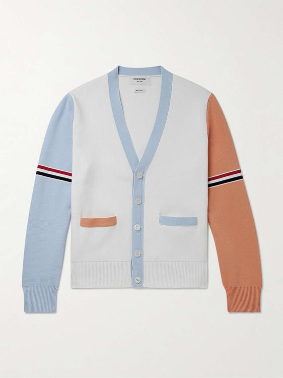 Grey cardigan from Thom Browne