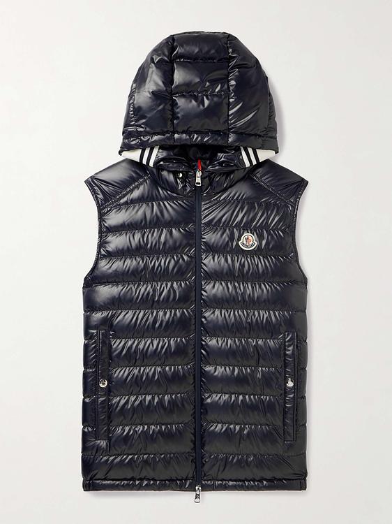 Black vest from Moncler