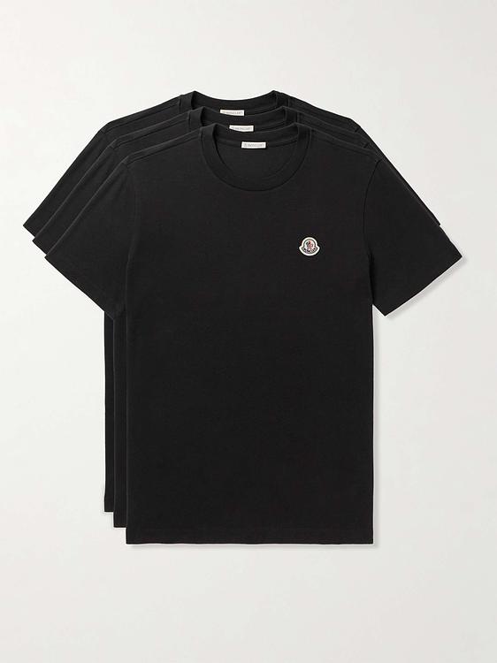 Black t-shirt from Moncler