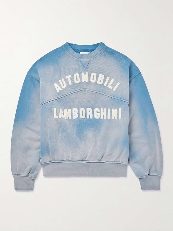 Print light blue sweatshirt from Rhude