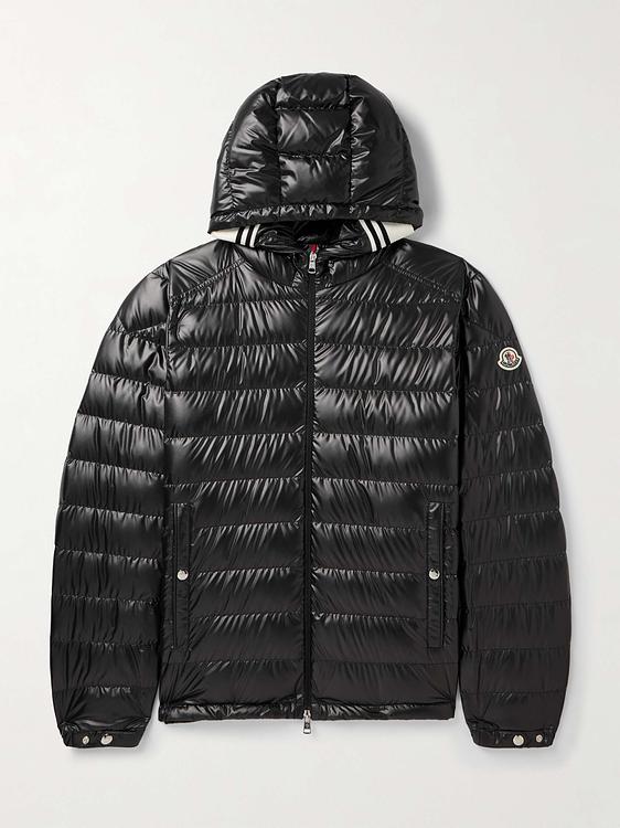 Black down jacket from Moncler