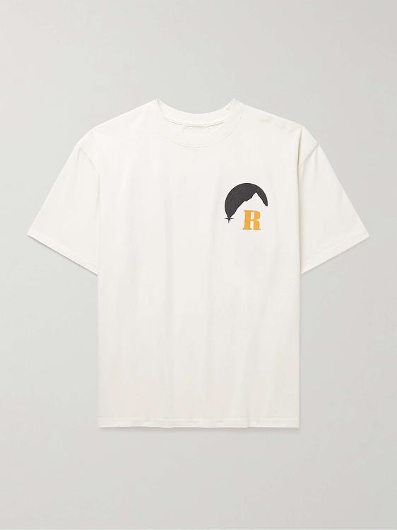 White t-shirt from Rhude