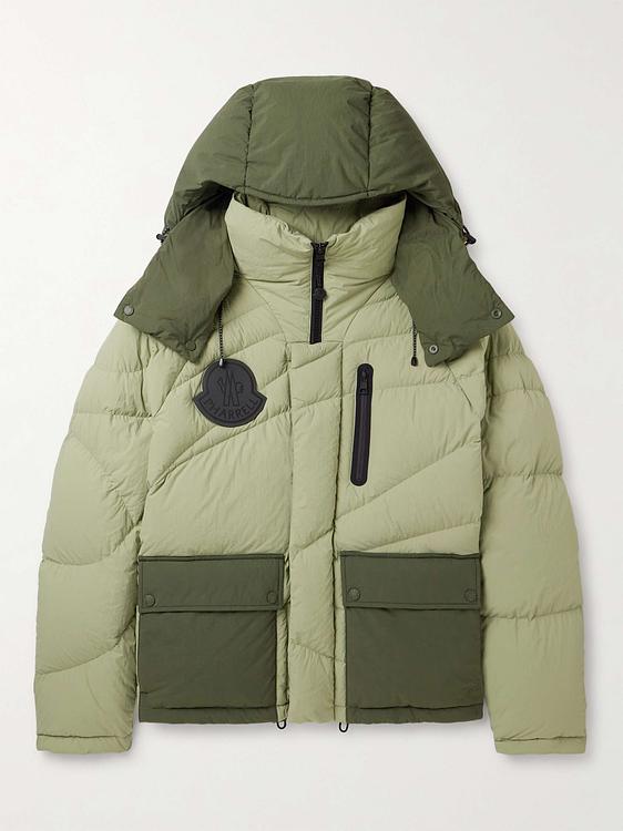 Beige down jacket from Moncler Genius
