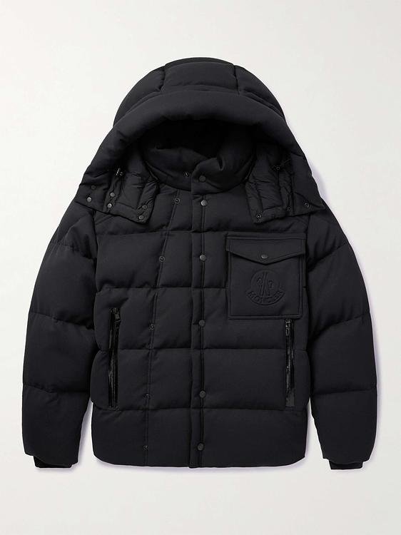 Black down jacket from Moncler