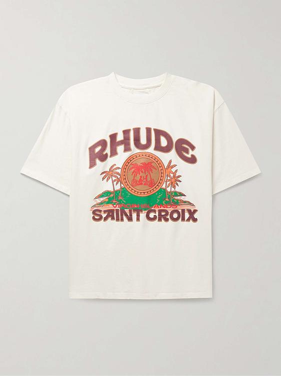 Print white t-shirt from Rhude
