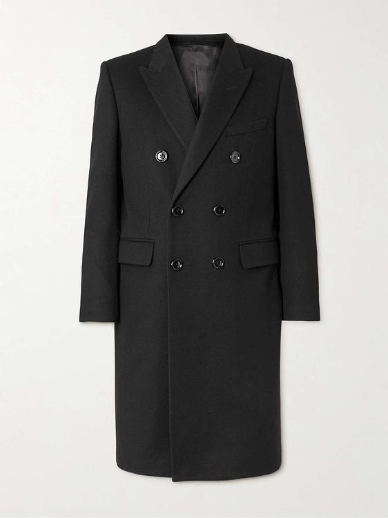 Black coat from Celine Homme