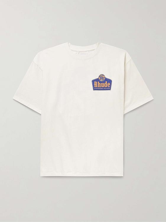White t-shirt from Rhude