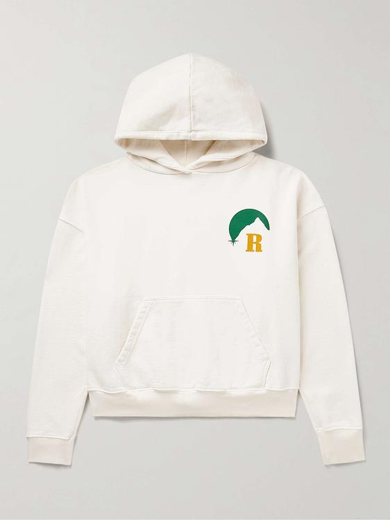 White hooded sweatshirt from Rhude
