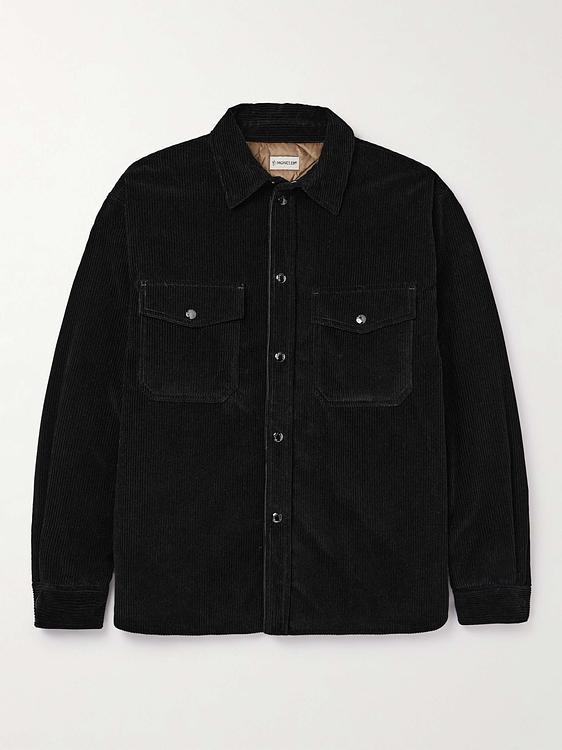 Black overshirt from Moncler Genius