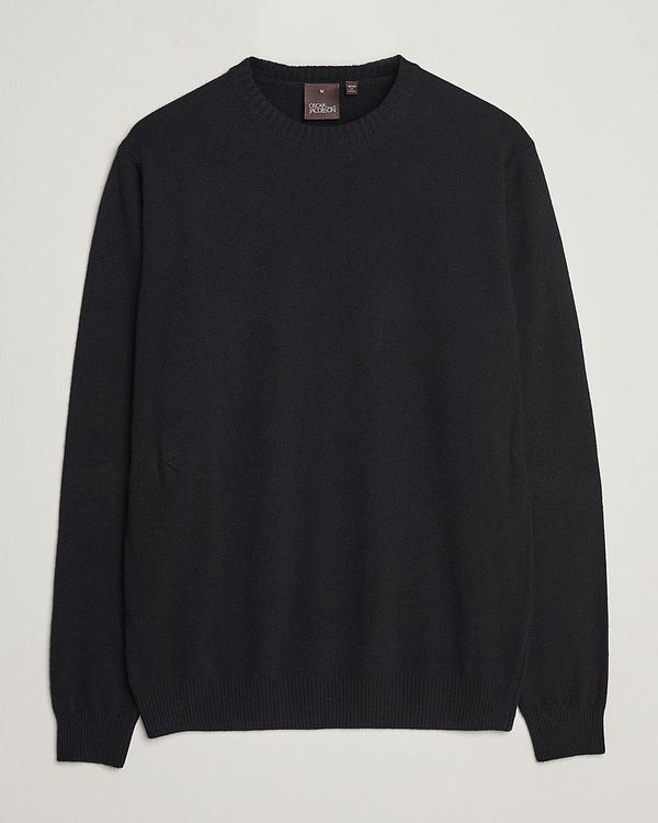 Black sweater from Oscar Jacobson
