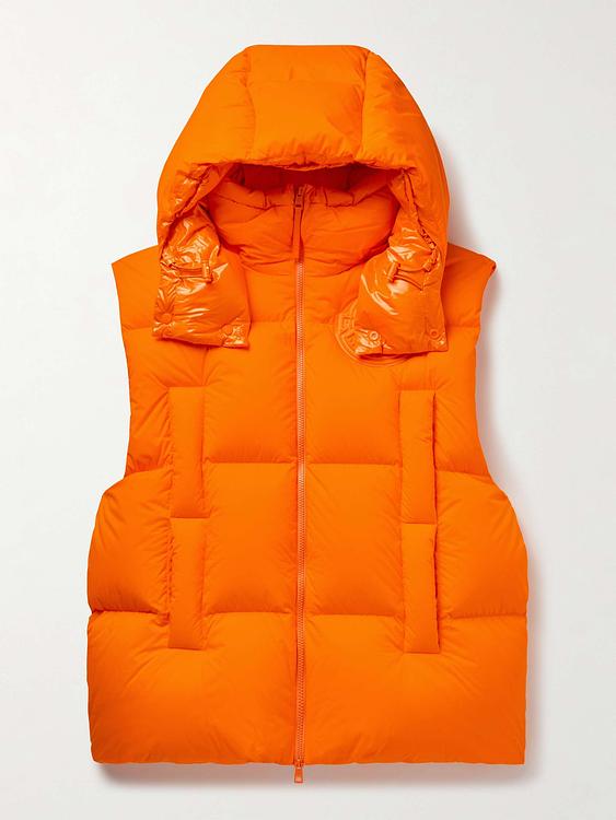 Orange vest from Moncler Genius