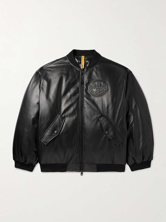 Black bomber jacket from Moncler Genius