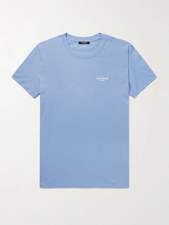 Light blue t-shirt from Balmain