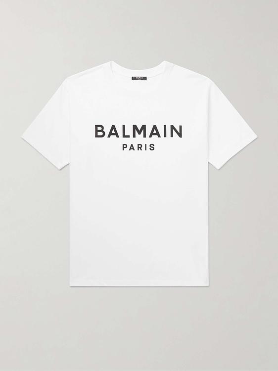 Print white t-shirt from Balmain