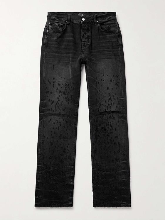 Black jeans from Amiri