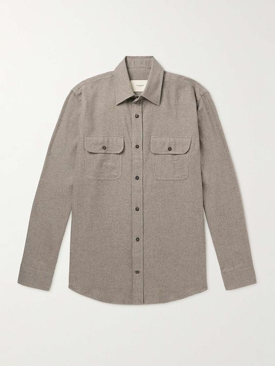 Grey casual shirt from Purdey