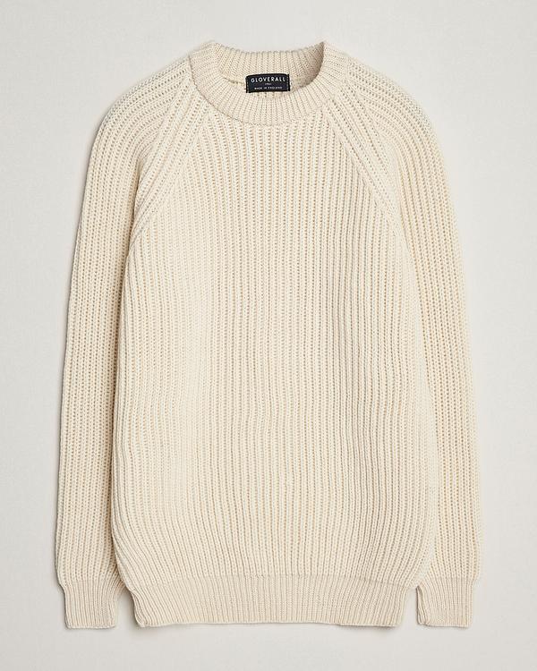 White sweater from Gloverall