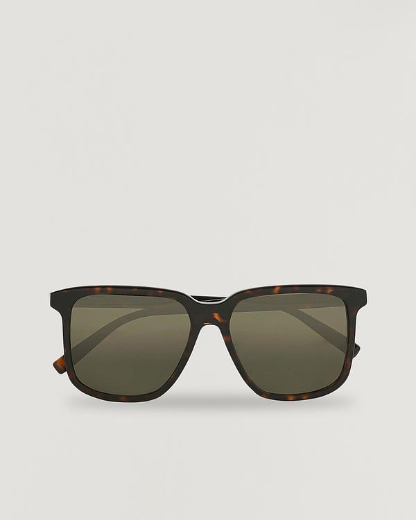 Dark brown d-frame sunglasses from Saint Laurent