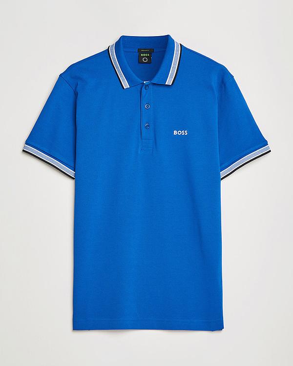 Dark blue short sleeve polo shirt from Goss Green