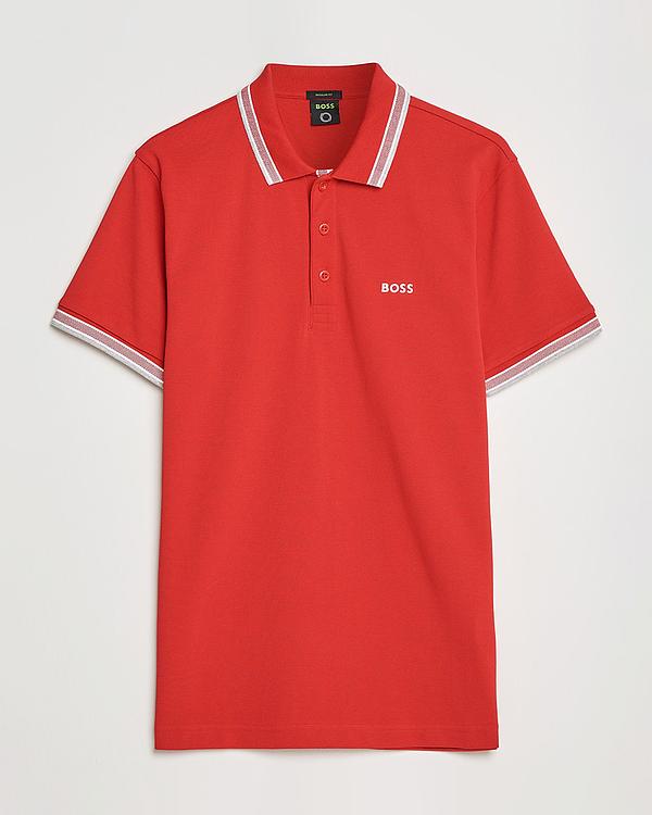 Red short sleeve polo shirt from Goss Green