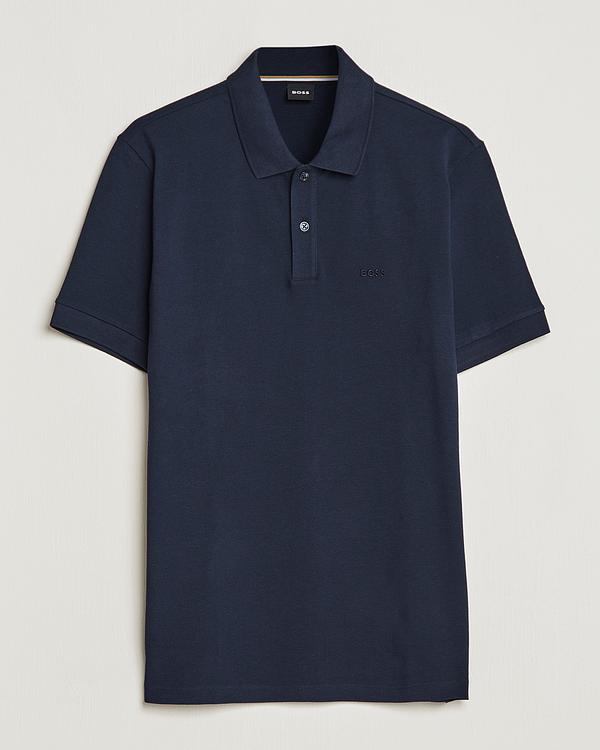 Black short sleeve polo shirt from Boss Black