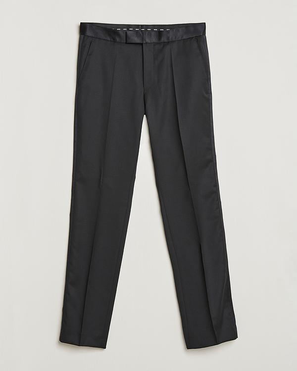 Dark grey tuxedo trousers from Boss Black