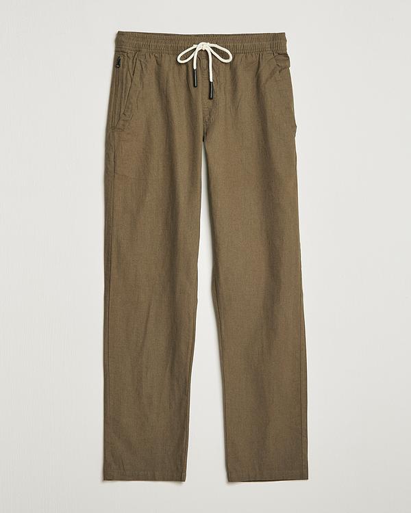 Taupe linen trousers from Oas