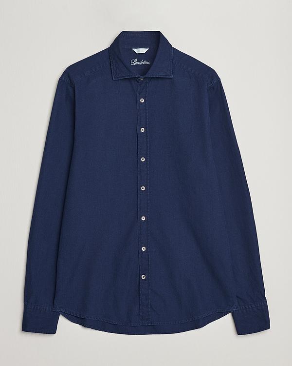 Dark blue denim shirt from Stenströms