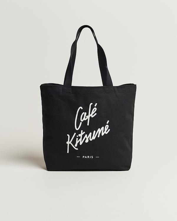Print black tote bag from Café Kitsuné